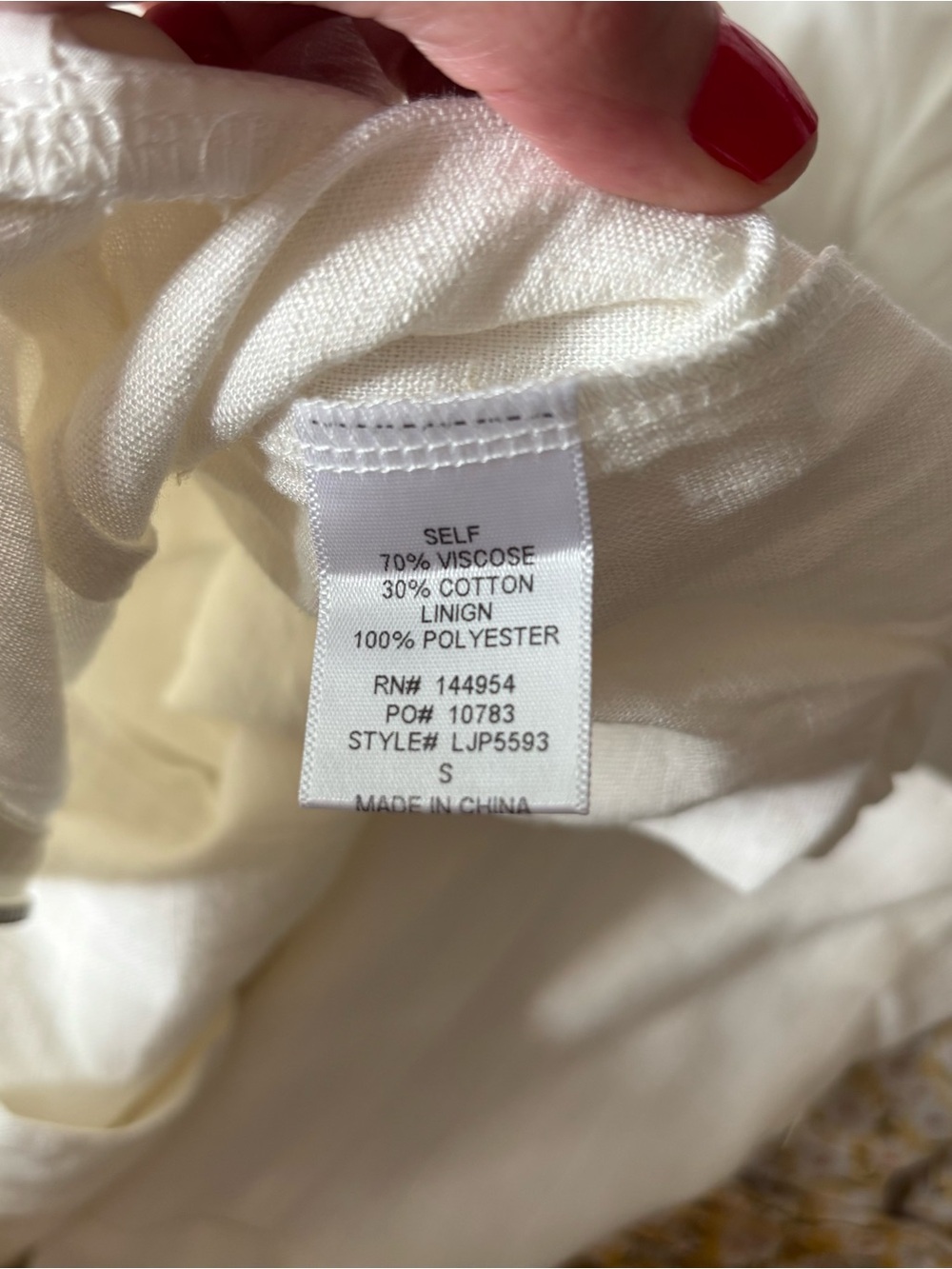 LUXXEL Strapless White Split-Leg Jumpsuit - Picture 7 of 12